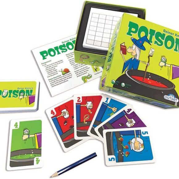 3/55❤️new sealed Reiner Knizia's POISON card game👑🛡️Ages 8+ 👑🛡️Outset Media - Picture 3 of 10